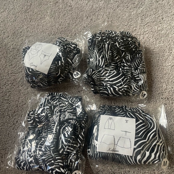 4 Medium Zebra Bartender Bottle Girl Outfits - Picture 3 of 3